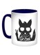Be Cool Printed Coffee Mug Grey/White/Blue