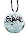 English Phrases Printed Car Mirror Pendant