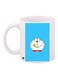 Doraemon Printed Coffee Mug White/Blue/Red 11ounce