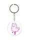 Cartoon Themed Single Sided Keychain