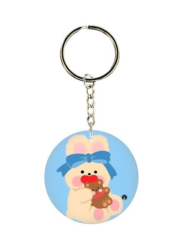 Bear Printed Keychain