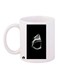 A Shark Printed Mug White/Black Standard Size