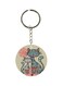 Cartoon Themed Single Sided Keychain