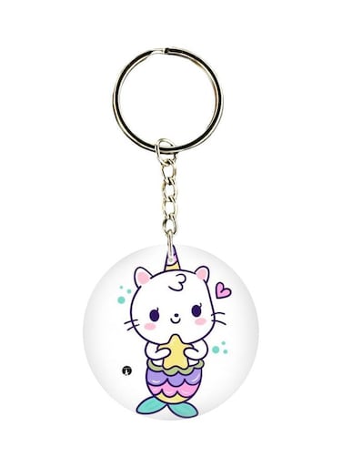 Cartoon Printed Keychain