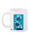 Angry Bird Printed Coffee Mug White/Blue/Yellow 11ounce