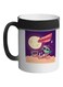 Alien Printed Colour Changing Coffee Mug Black 11ounce