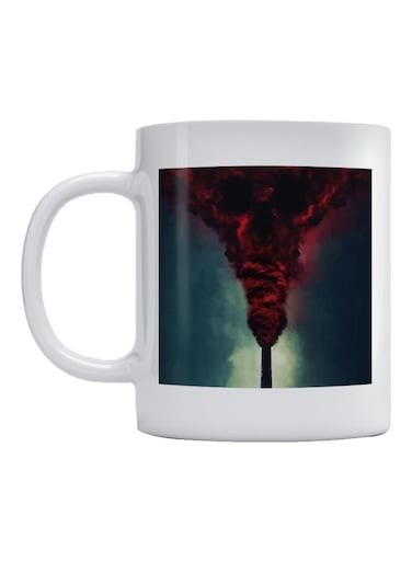 Printed Mug White/Red/Black