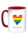 Printed Coffee Mug Red/White/Yellow
