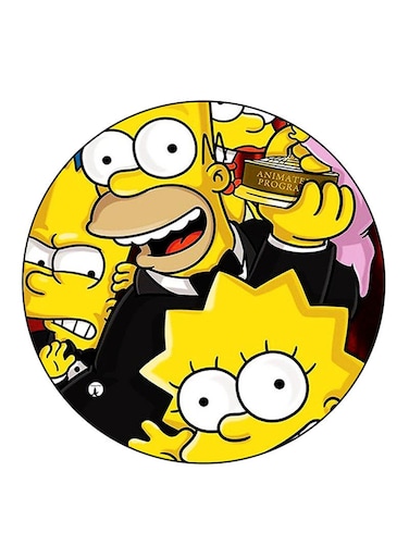 Simpsons Printed Fridge Magnet Multicolour