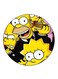 Simpsons Printed Fridge Magnet Multicolour