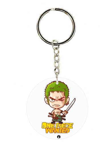 The Anime One Piece Double Side Printed Keychain