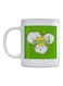 Kaboom Printed Mug Green/White/Yellow