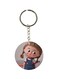 Doll Printed Double Sided Keychain