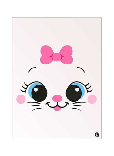 Cat Metal Plate Poster Multicolour 15x20cm