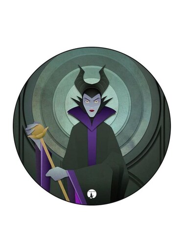 Disney Printed Fridge Magnet Purple/Black/Grey