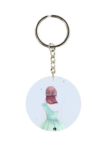 Human Figure Printed Keychain