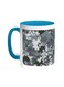 Army Clothing Printed Coffee Mug Turquoise/White 11ounce