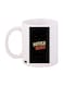 Never MInd Printed Mug Black/Yellow/Orange Standard Size