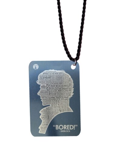 TV Show Sherlock Printed Car Mirror Pendant