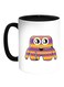 Cartoons Printed Coffee Mug White/Black 11ounce
