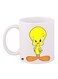 Tweety Printed Coffee Mug White/Yellow/Brown