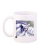 Sonic Video Game Printed Coffee Mug White/Violet/Grey