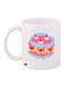 Printed Coffee Mug White/Pink/Blue