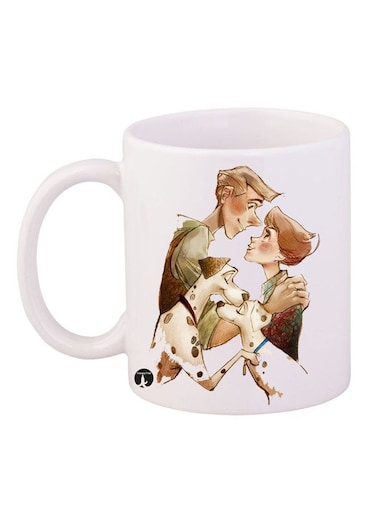 Disney Mug White/Green/Brown 11ounce