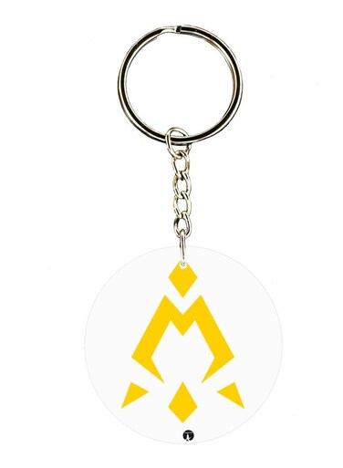 Anime Digimon Double Side Printed Keychain