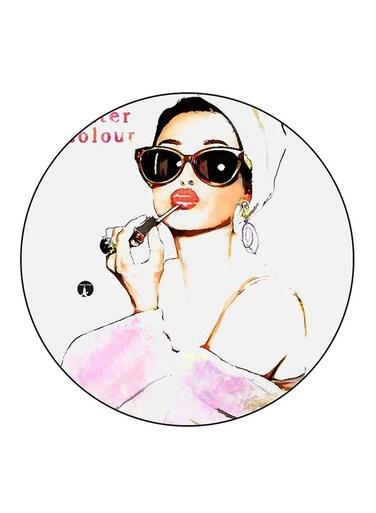 Woman Printed Fridge Magnet Multicolour