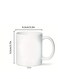 Arabic Coffee Mug "I Don't Care" Elegant Design &amp; Horse Graphic in Pink