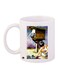 Boy Printed Coffee Mug White/Yellow/Purple 11ounce