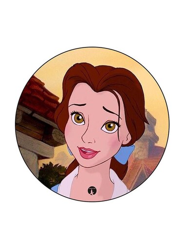 Disney Character Printed Fridge Magnet Round Multicolour
