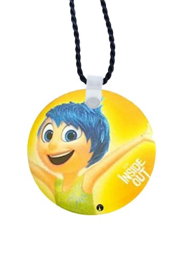 Joy From Inside Out Printed Car Mirror Pendant