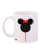 Mickey Printed Coffee Mug White/Black/Red 11ounce