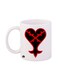 Kingdom Hearts Video Game Printed Mug White/Red/Black