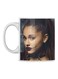 Ceramic Printed Mug White/Beige/Brown