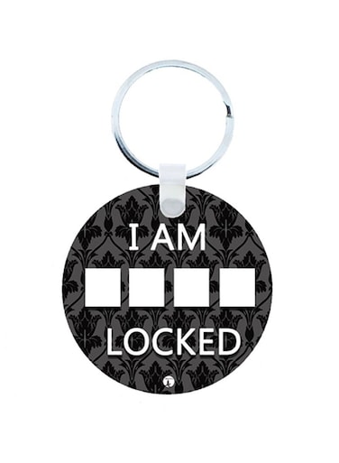 Sherlock Wooden Keychain