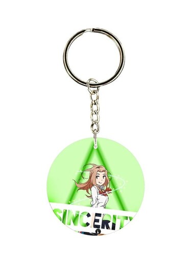 Anime Digimon Double Side Printed Keychain