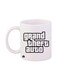 Grand Theft Auto Printed Mug White/Black 12ounce