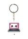 Cartoon Printed Single Sided Pocket Keychain