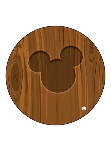 Mickey Mouse Printed Fridge Magnet Brown 5.5cm