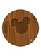 Mickey Mouse Printed Fridge Magnet Brown 5.5cm