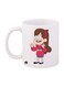 Gravity Falls Printed Mug White/Pink Standard Size