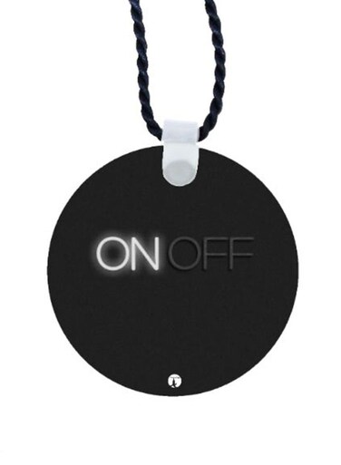 English Phrases Printed Car Mirror Pendant