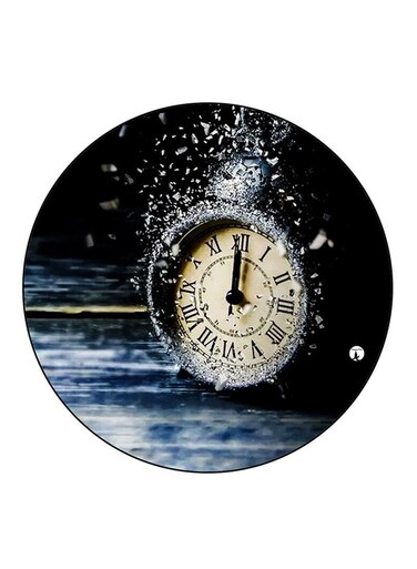 Clock Printed Fridge Magnet Multicolour