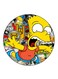 The Simpsons Printed Fridge Magnet Multicolour