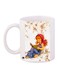 Girl Printed Coffee Mug White/Yellow/Blue