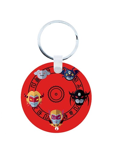 Digimon Anime Wooden Keychain