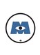 M Charactor Printed Fridge Magnet Multicolour 5.5 x 5.5cm